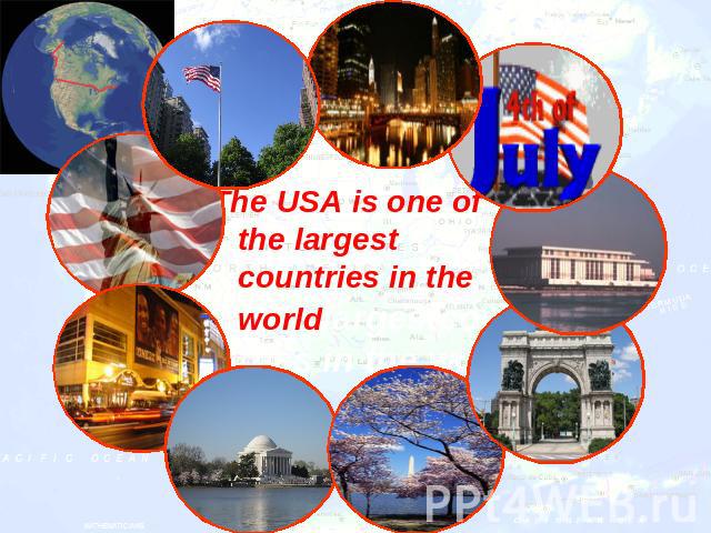 The USA is one of the largest countries in the worldlargestcountries in the world