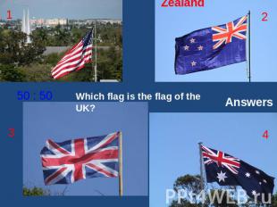 Which flag is the flag of the UK? Answers