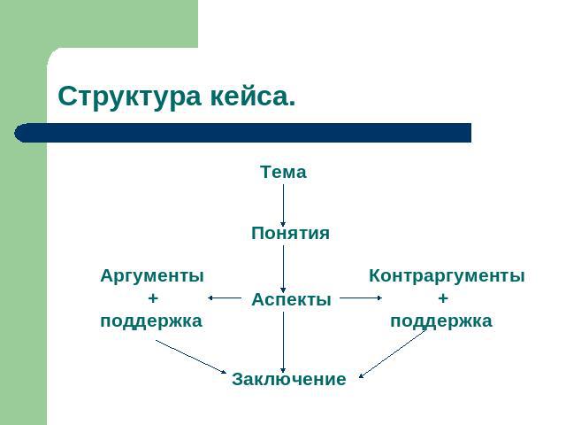 Структура кейса.