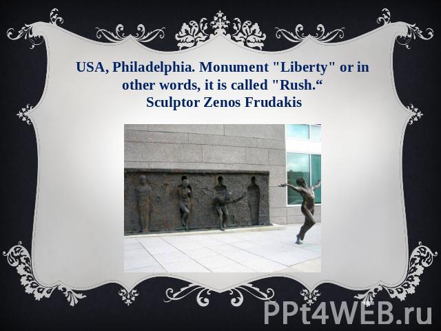 USA, Philadelphia. Monument 