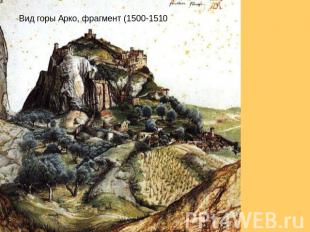 Вид горы Арко, фрагмент (1500-1510
