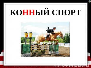 конный спорт