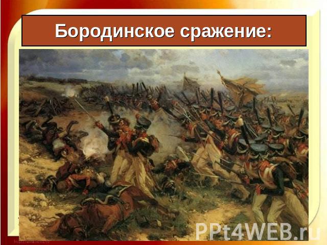 Бородинское сражение: