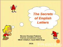 The Secrets of English Letter