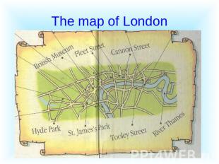 The map of London