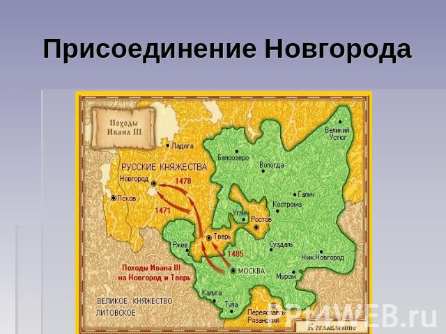 Присоединение Новгорода