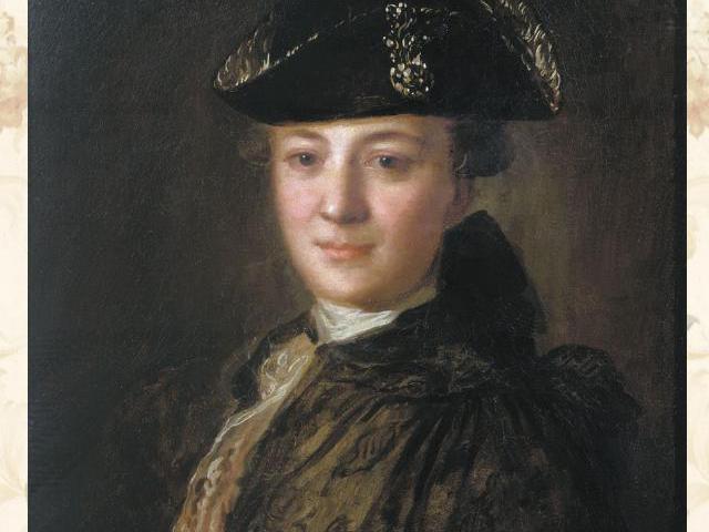 Портрет неизвестного в треуголке. Начало 1770-х гг.