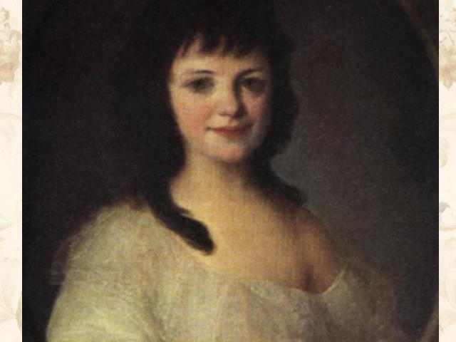 Портрет графини П.А. Воронцовой. Начало 1790-х гг. ГРМ