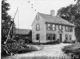 Exterior of the Samuel Sewall house