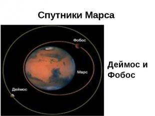 Спутники Марса Деймос и Фобос