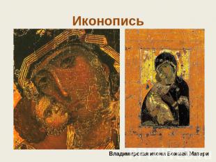 Иконопись Владимирская икона Божией Матери