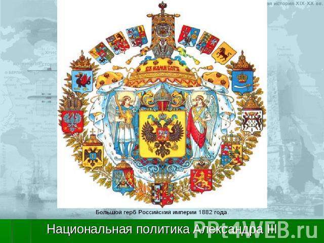 Национальная политика Александра III