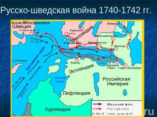 Русско-шведская война 1740-1742 гг.