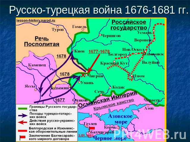 Русско-турецкая война 1676-1681 гг.