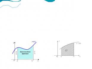Площадь криволинейной трапеции Определение: фигура, ограниченная графиком неотри