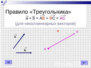 Правило «Треугольника»