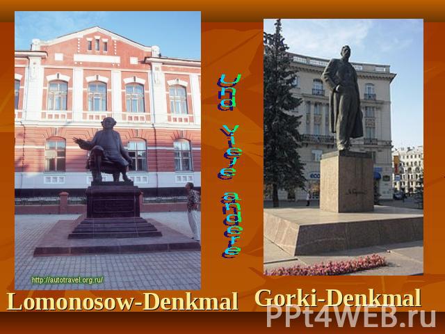 Lomonosow-Denkmal Gorki-Denkmal