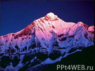 Гималаи г. Джомолунгма 8848 м