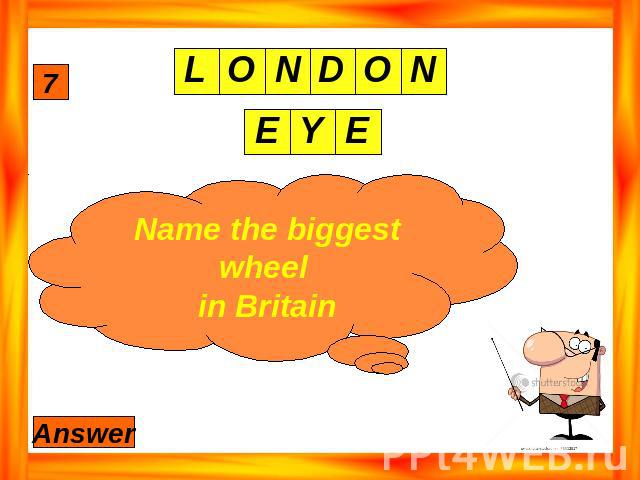 Name the biggest wheel in Britain
