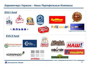 Евровенчерз Украина – Наши Портфельные Компании