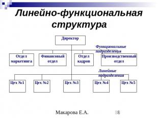 Линейно-функциональная структура
