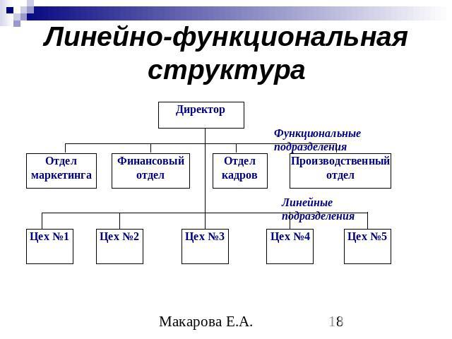 Линейно-функциональная структура