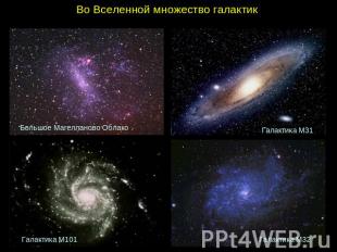 Во Вселенной множество галактик Большое Магелланово Облако Галактика М31 Галакти