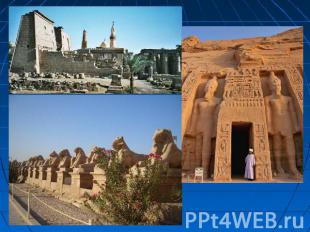Архитектура Древнего Египта известна нам по сооружениям гробниц, храмовых и двор