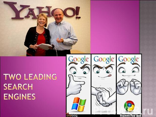 Two leading search engines