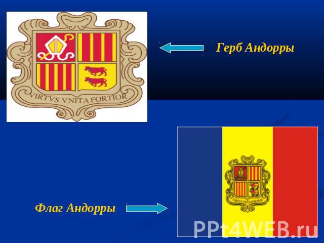Герб Андорры Флаг Андорры