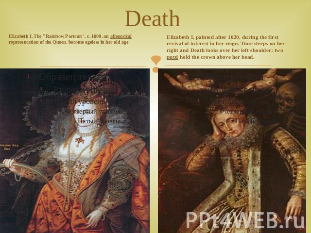 Death Elizabeth I. The 