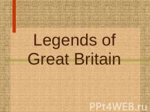 Legends of Great Britain