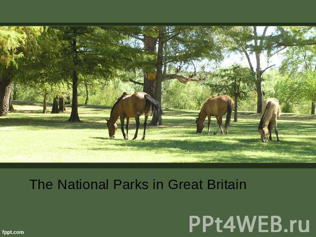 The National Parks in Great Britain
