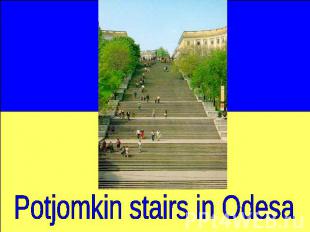 Potjomkin stairs in Odesa