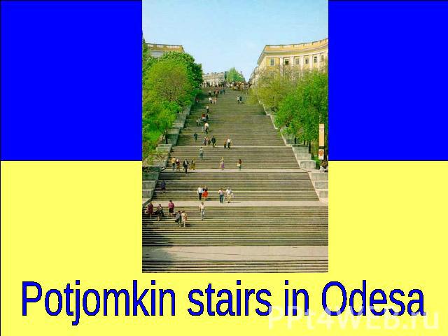 Potjomkin stairs in Odesa