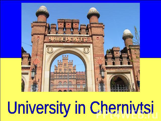 University in Chernivtsi