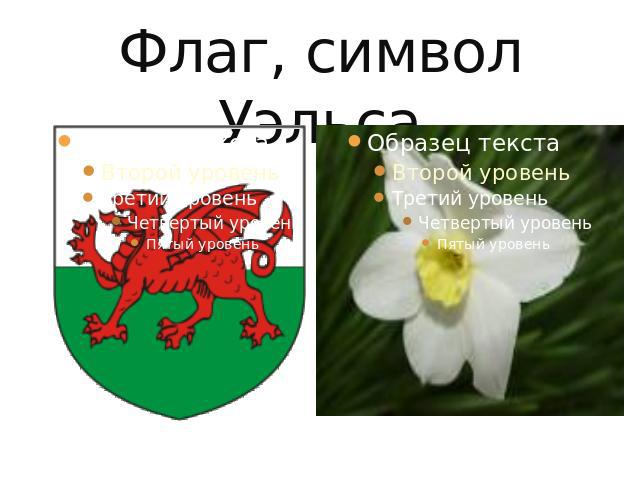 Флаг, символ Уэльса