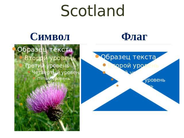 ScotlandСимвол флаг