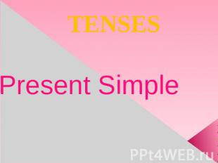 TENSESPresent Simple