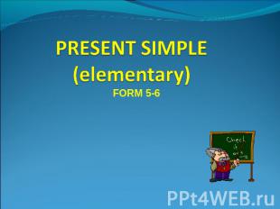 Present simple (elementary)