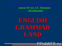 English grammar land