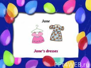 Jane Jane’s dresses