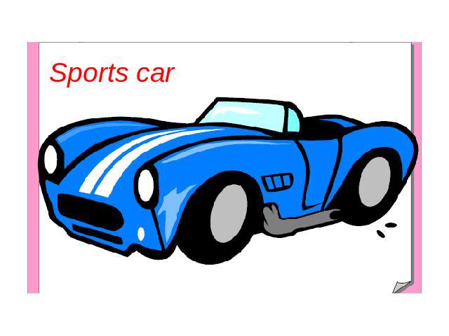 Sports car