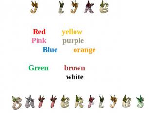 I like butterflies,Red and yellow butterflies,Pink and purple butterflies,Blue a