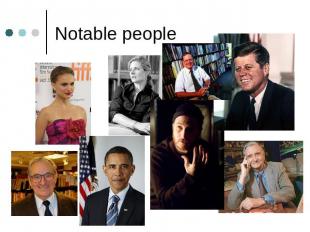 Notable people