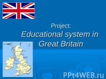 Educational system in Great Britain