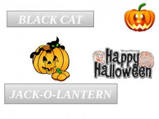 BLACK CAT JACK-O-LANTERN