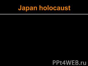 Japan holocaust
