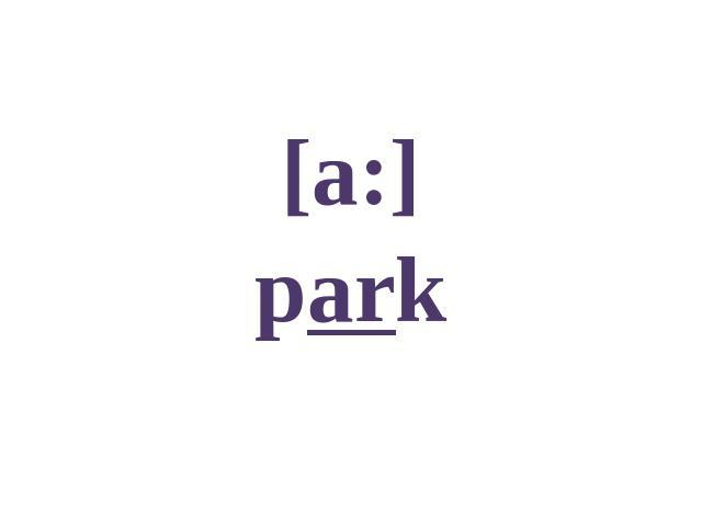 [a:]park