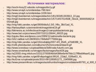 Источники материалов: http://sochi-licey22.edusite.ru/images/bo1y.gif http://www